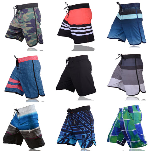 Summer Shorts Men Board Shorts Brand Swimwear Men Beach Shorts Men Bermuda Short Quick Dry Silver Men's Boardshorts