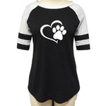 Fashion Love Dog Paw - T-shirt