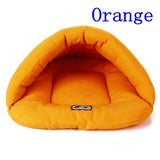 Beds Winter Warm Pet Heated Mat Small Dog Puppy Kennel House for Cats Sleeping Bag Nest Cave Bed