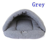 Beds Winter Warm Pet Heated Mat Small Dog Puppy Kennel House for Cats Sleeping Bag Nest Cave Bed