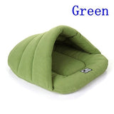 Beds Winter Warm Pet Heated Mat Small Dog Puppy Kennel House for Cats Sleeping Bag Nest Cave Bed