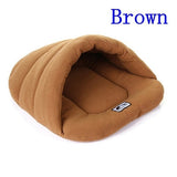 Beds Winter Warm Pet Heated Mat Small Dog Puppy Kennel House for Cats Sleeping Bag Nest Cave Bed